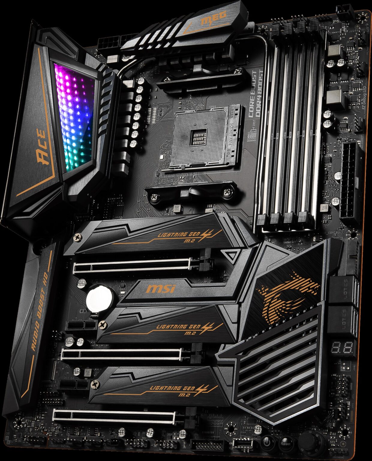 Mainboard AMD MSI MEG X570 ACE socket AM4 - Ảnh 1