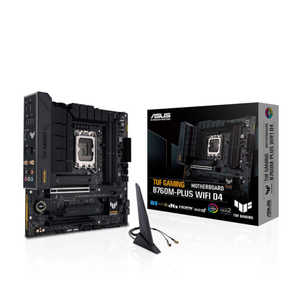 Mainboard ASUS TUF GAMING B760M-PLUS WIFI D4 Chính Hãng (LGA 1700/mATX/DDR4)