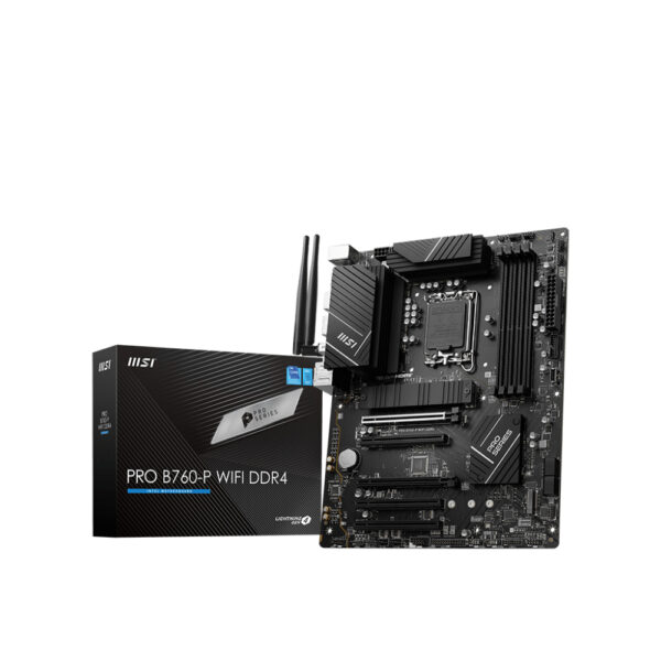 Mainboard MSI Pro B760M-P WIFI DDR4 (Socket LGA 1700/ATX/4 Khe RAM)
