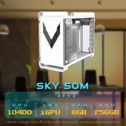 PC Mini Đại Việt SKY 50M GEN 2 (Intel i5-10400, 8GB, 256GB, Wifi-BLT)