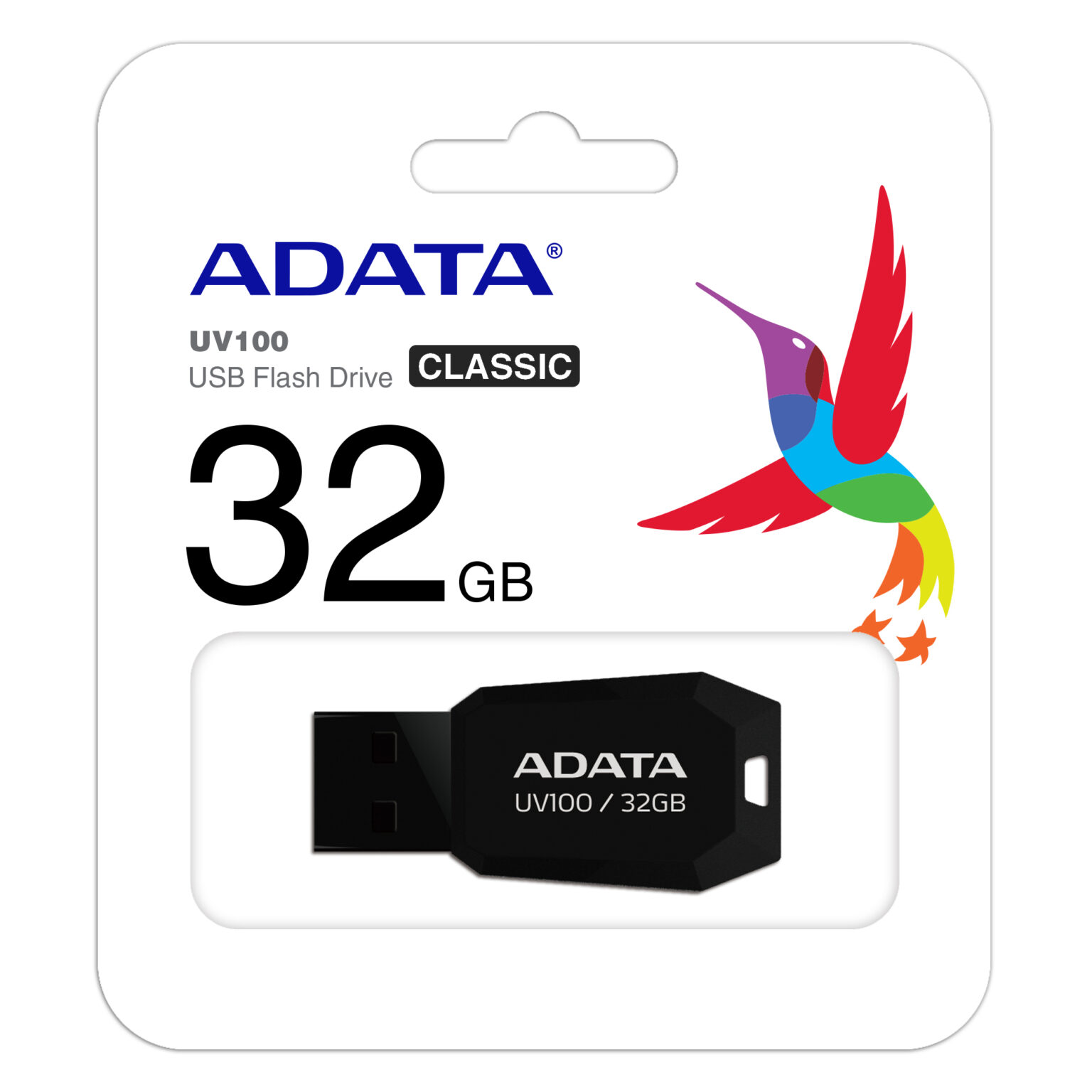 USB 2.0 Adata UV100 32GB - Bảo hành 12 tháng - Ảnh 1