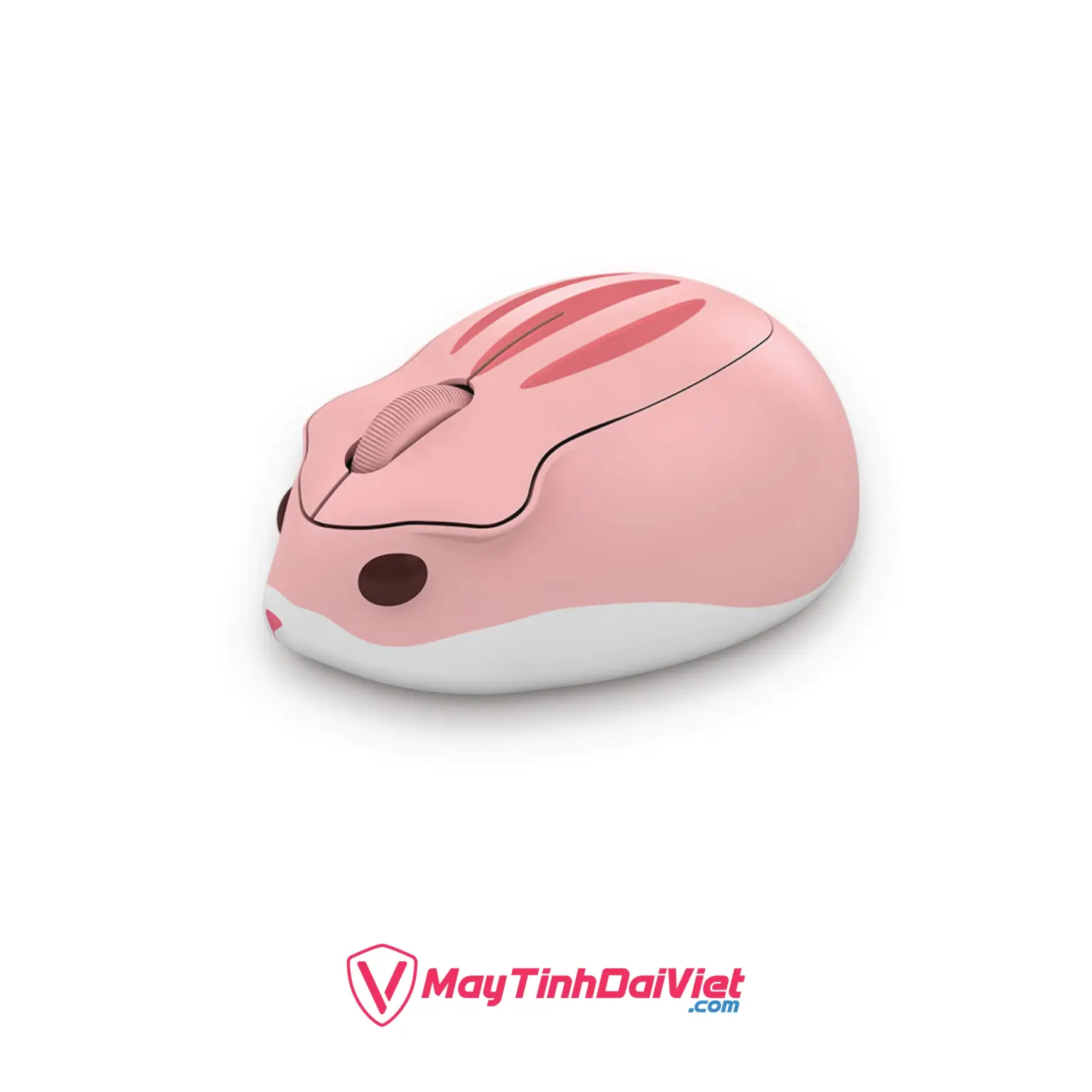 Chuột không dây AKKO Hamster Plus MOMO (2.4 GHz, Xám, Hồng) - Ảnh 2