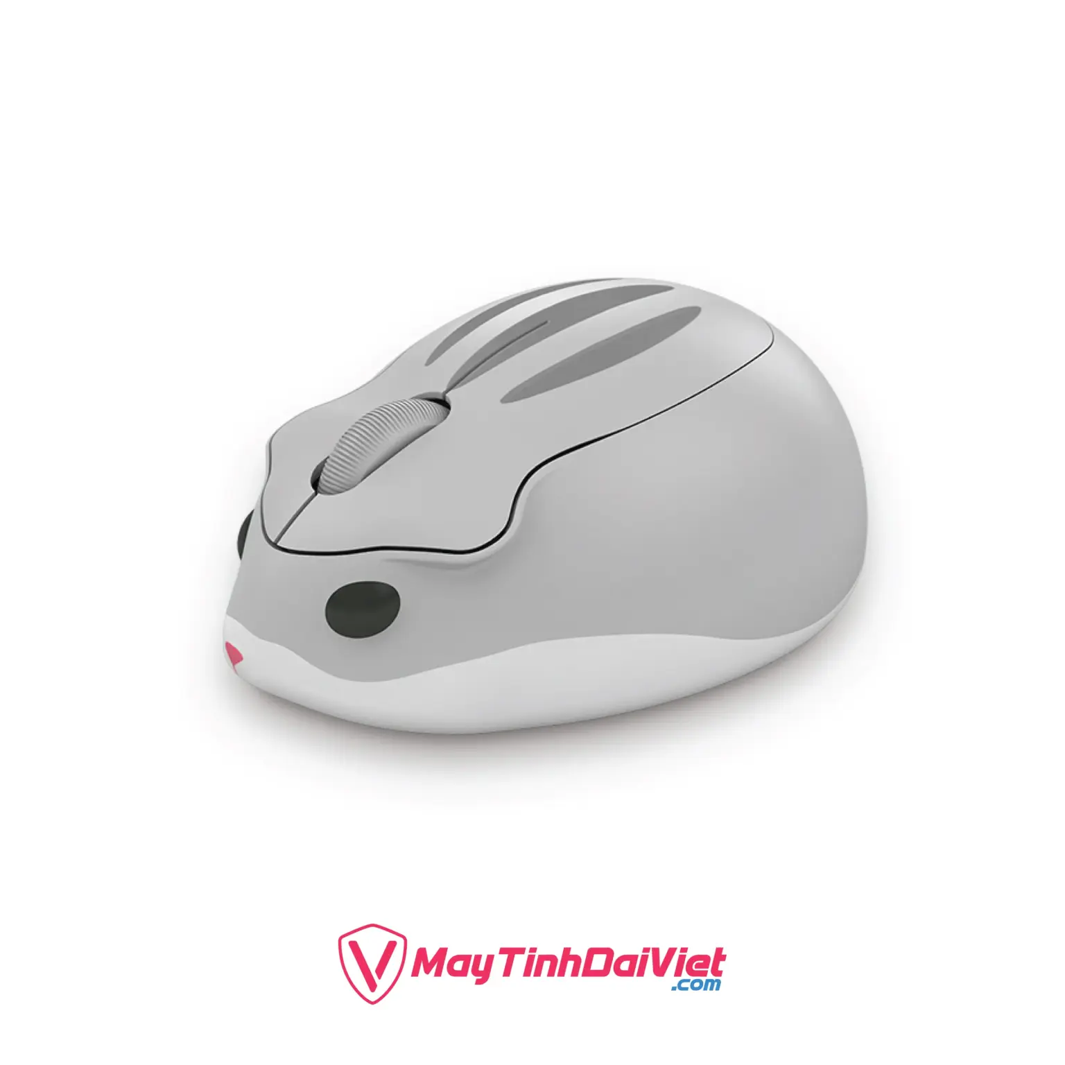 Chuột không dây AKKO Hamster Plus MOMO (2.4 GHz, Xám, Hồng) - Ảnh 5