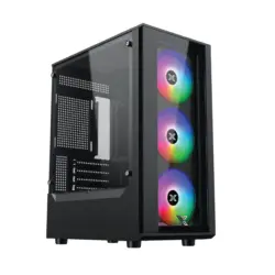 Case Máy Tính Xigmatek MYX 3F Màu Đen 2 Mặt Kính mATX (EN45950)