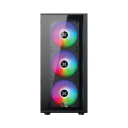 Case Máy Tính Xigmatek MYX 3F Màu Đen 2 Mặt Kính mATX (EN45950) - Ảnh 2