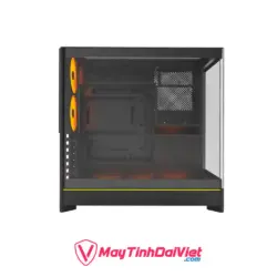 Case Montech HS02 Pro (Sẵn 5 FAN ARGB/ 2 Mặt Kính/ Hỗ Trợ 360mm/ USB-C/ ATX, M-ATX, Mini-ATX, MB BTF) - Ảnh 4