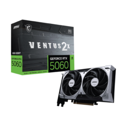 VGA MSI GeForce RTX 5060 8GB Ventus 2X OC Chính Hãng (8-pin x1/ PCI Express Gen 5)