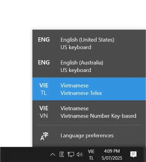 Hướng Dẫn Gõ Tiếng Việt Telex Và VNI Không Cần Dùng Unikey Hay EVkey Trên Windows 10, 11 (1)