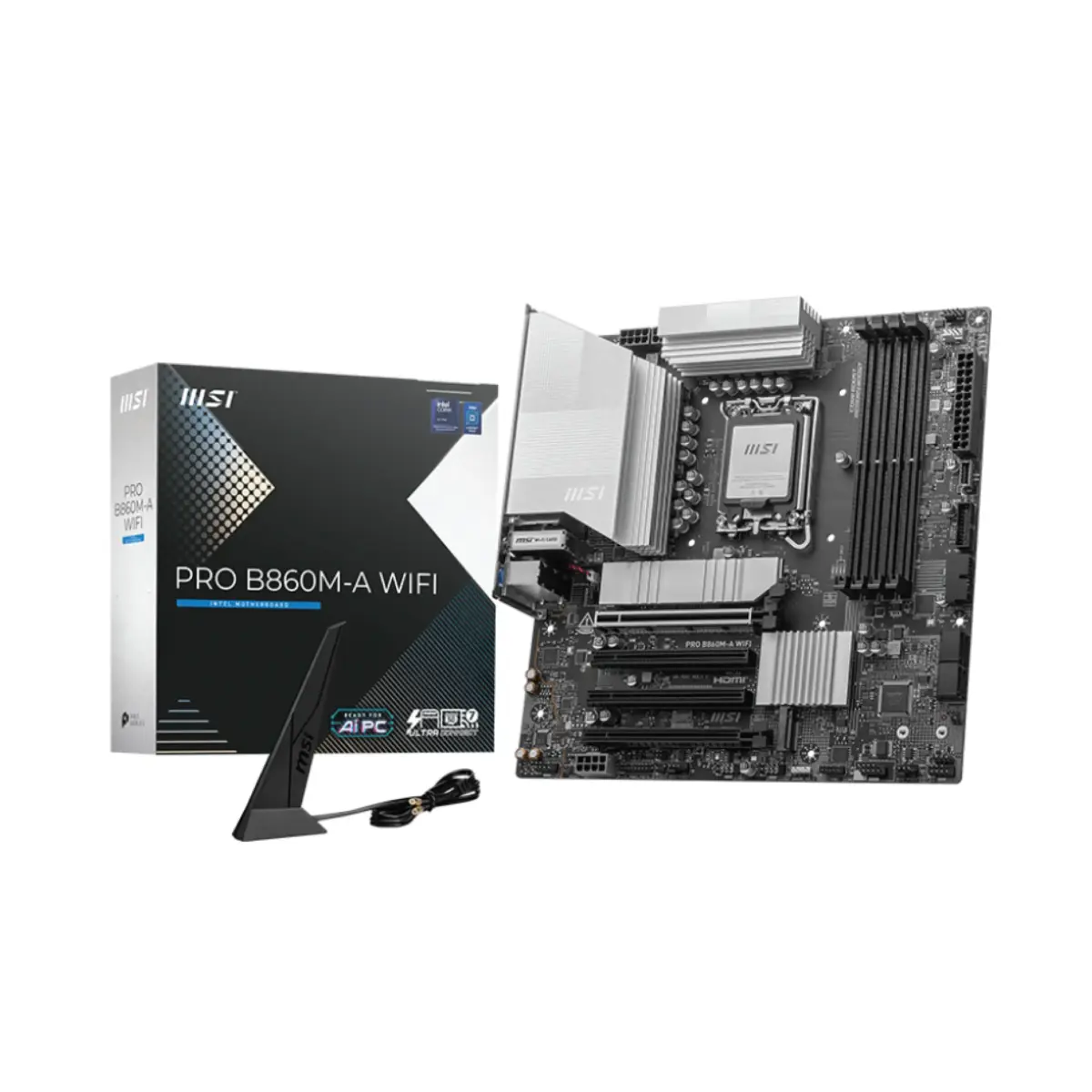 Main MSI Pro B860M-A Wifi (LGA1851, 4 x DDR5, Wifi 7, Bluetooth) - Ảnh 1