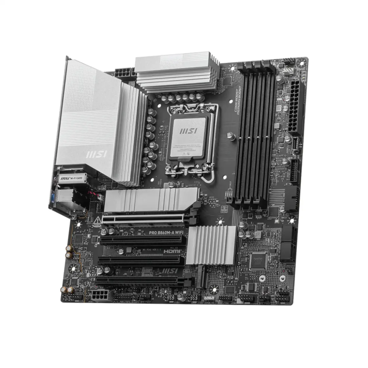 Main MSI Pro B860M-A Wifi (LGA1851, 4 x DDR5, Wifi 7, Bluetooth) - Ảnh 3