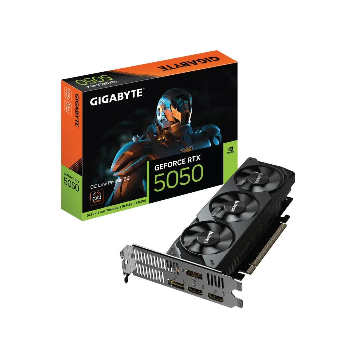 VGA Gigabyte GeForce RTX 5050 Low Profile 8G (GV-N5050OC-8GL) - Ảnh 1