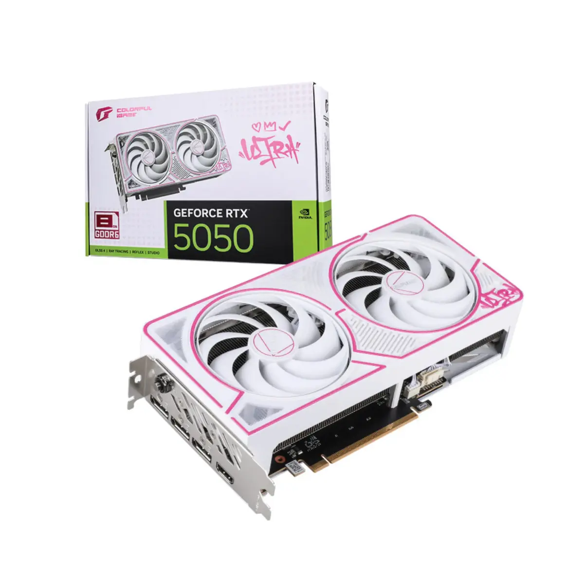 VGA iGame GeForce RTX 5050 Ultra W Duo OC 8GB-V 2 Fan - Ảnh 1