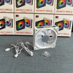 Fan Xigmatek Infinity Pro 2 Arctic (Màu Trắng/ ARGB/ 1200 RPM/ Vòng Bi Thuỷ Lực) - Ảnh 4