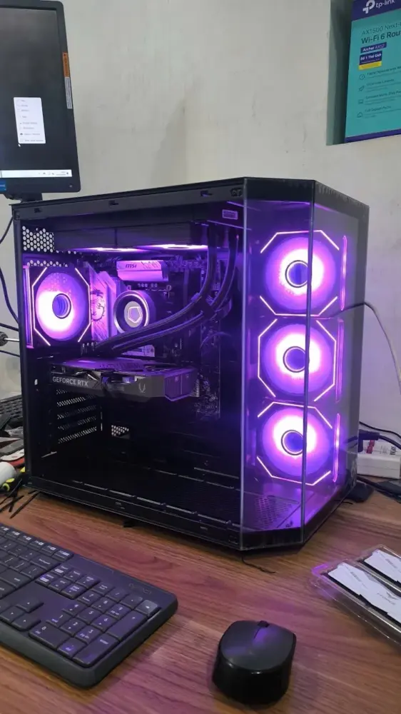 PC Gaming RAPTOR Ryzen 5 7500F 16GB DDR5 500GB RTX 3060 12G Tan Nhiet Nuoc AIO 3