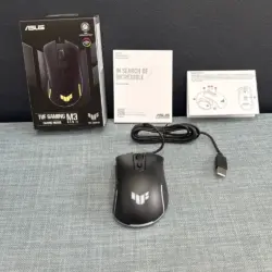 Chuột Gaming Asus TUF M3 Gen 2 Màu Đen Chính Hãng (8000 DPI, IP56, 59 Gram, USB 2.0) - Ảnh 2