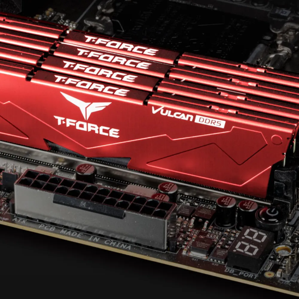 Ram TeamGroup T-Force Vulcan 16GB 6000MHz DDR5 (FLBD516G6000HC38J001) (1) Ram TeamGroup T-Force Vulcan 16GB 6000MHz DDR5 (FLBD516G6000HC38J001) - Ảnh 4