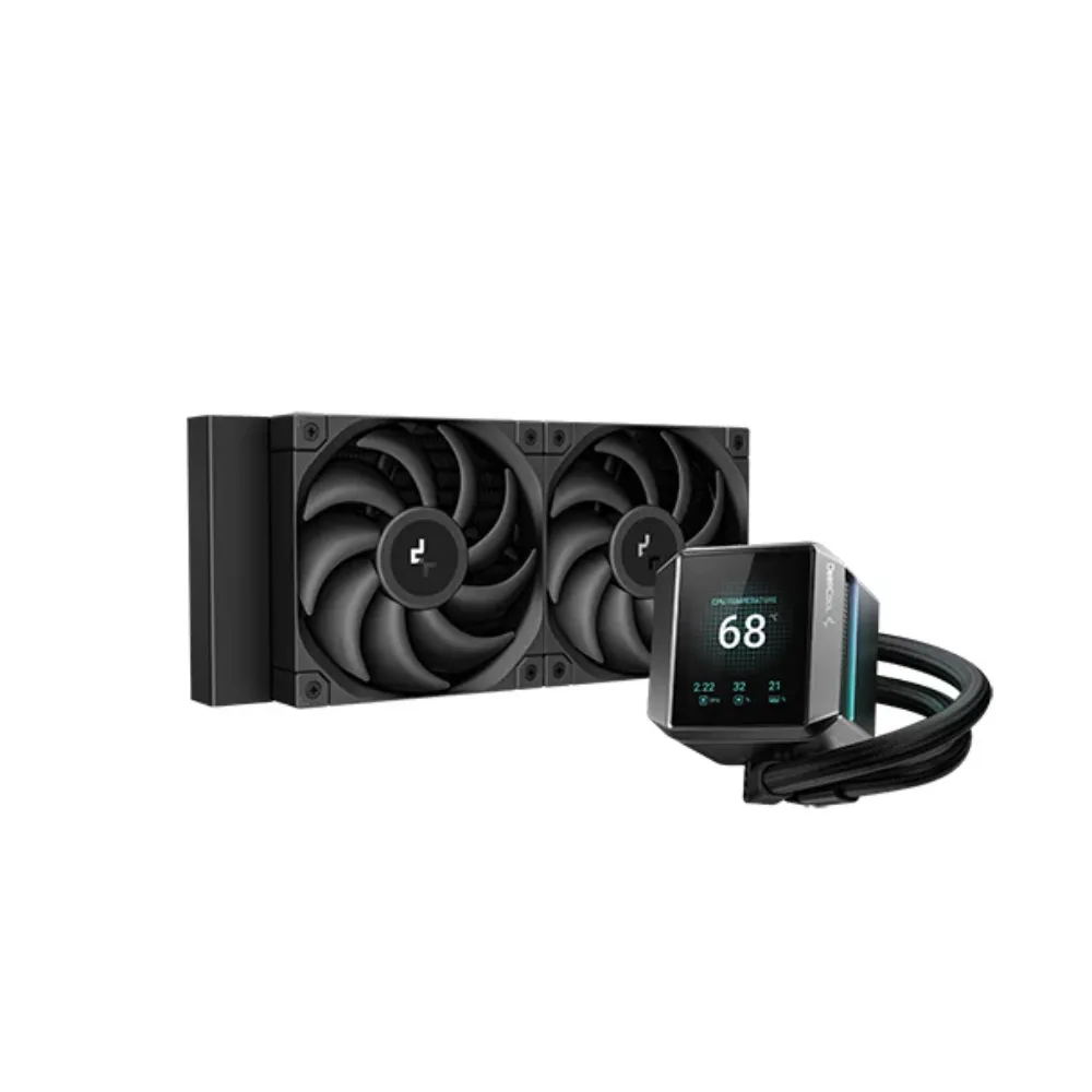 Tản Nhiệt Nước DeepCool MYSTIQUE 240 Chính Hãng (Màn hình hiển thị 3400 RPM) (2) Tản Nhiệt Nước DeepCool MYSTIQUE 240 Chính Hãng (Màn hình hiển thị/ 3400 RPM) - Ảnh 2