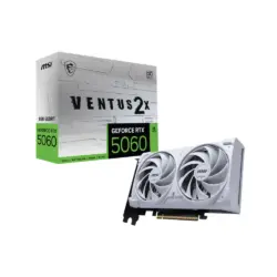VGA MSI GeForce RTX 5060 Ventus 2X OC White 8GB GDDR7 Chính Hãng (G5060-8V2CW)