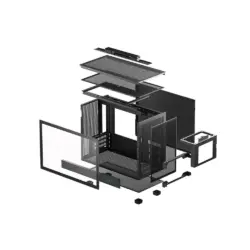 Vỏ Case DeepCool CH160 Plus Black Chính Hãng (R-CH160-BKNGI0-G) - Ảnh 4