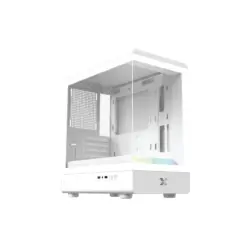 Vỏ Case Xigmatek PURA MS Arctic 2 Mặt Kính Màu Trắng EN48494 (Chưa kèm Fan, mATX)