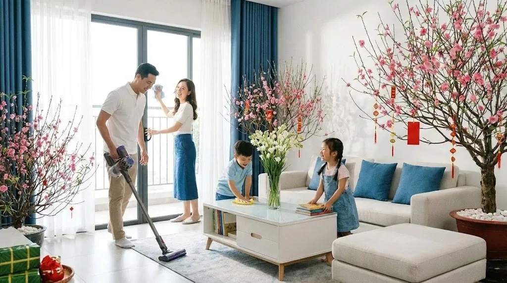 Don Nha Don Tet Binh Ngo 2026 Chien Thuat Toc Chien Giup Nha Sach Bong Trong 24H 2