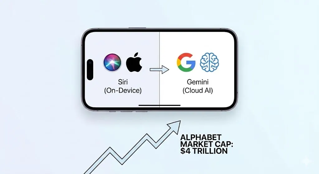 Apple Bat Tay Google Dua Gemini Len Iphone Alphabet Tien Toi Von Hoa 4.000 Ty Usd