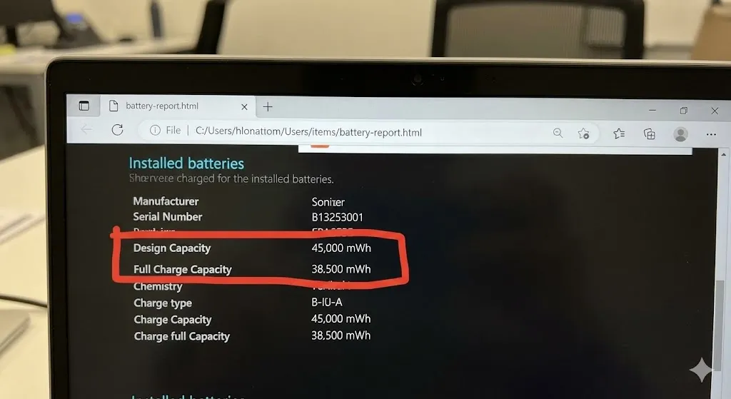 Cach Kiem Tra Do Chai Pin Laptop Chuan 100 Khong Can Cai Phan Mem