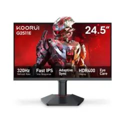 Màn Hình Gaming KOORUI G2511E Chính Hãng (24 inch/ FHD / IPS/ 320Hz/1ms/ Chân Đế Lên-Xuống)
