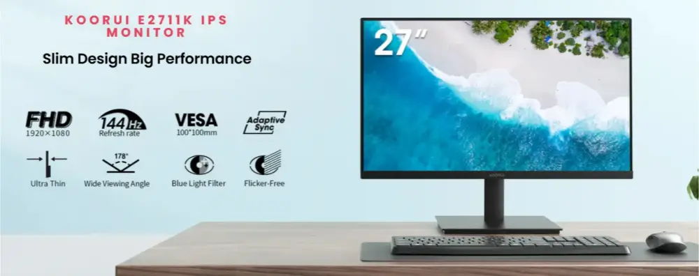 Man Hinh Van Phong Koorui E2711K