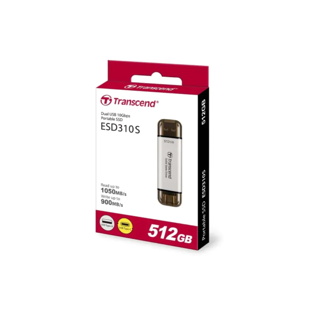 O Cung Di Dong Transcend Esd310 512Gb 1050Mbs Usb C Usb A 2
