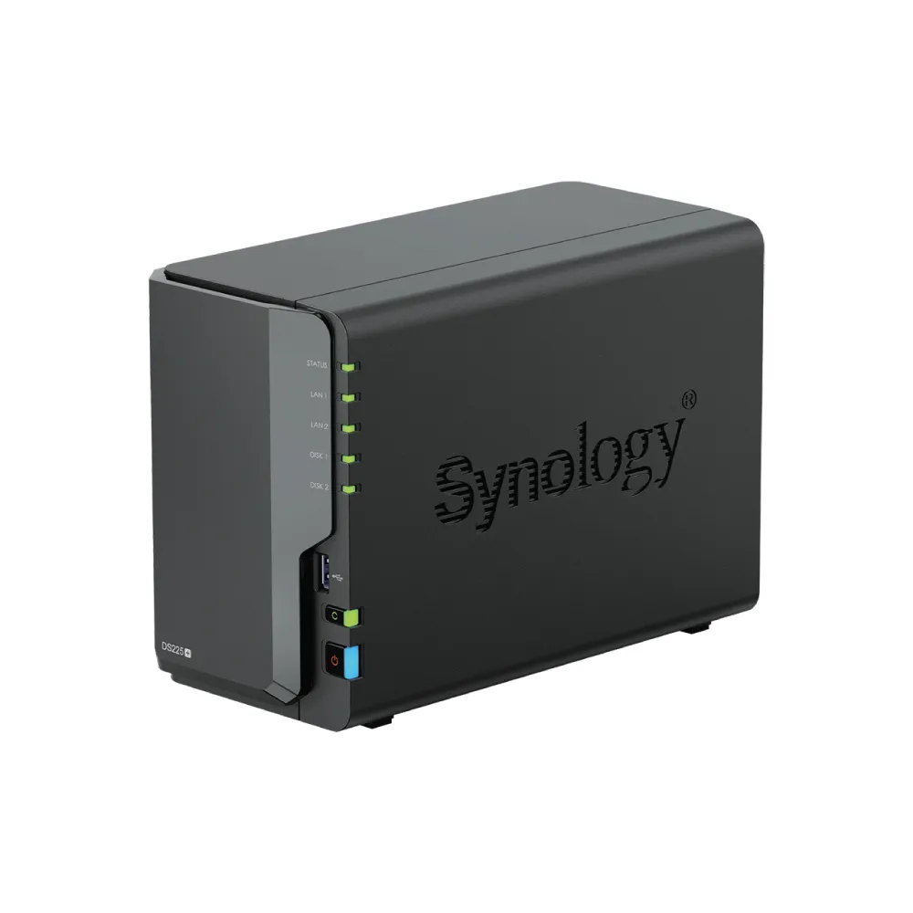 Thiet Bi Luu Tru Nas Synology Ds225 2 Khe O Cung 2Gb Ram Cpu Intel 1