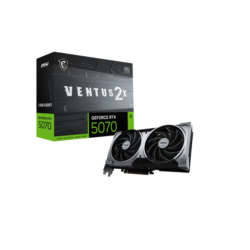 Vga Msi Geforce Rtx 5070 12G Ventus 2X Oc Gddr7 2