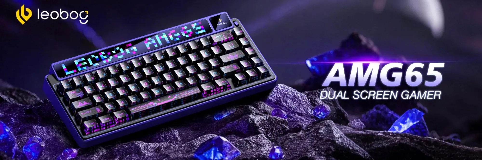 Ban Phim Co Aula Leobog Amg65 Tim Den 3 Mode 2