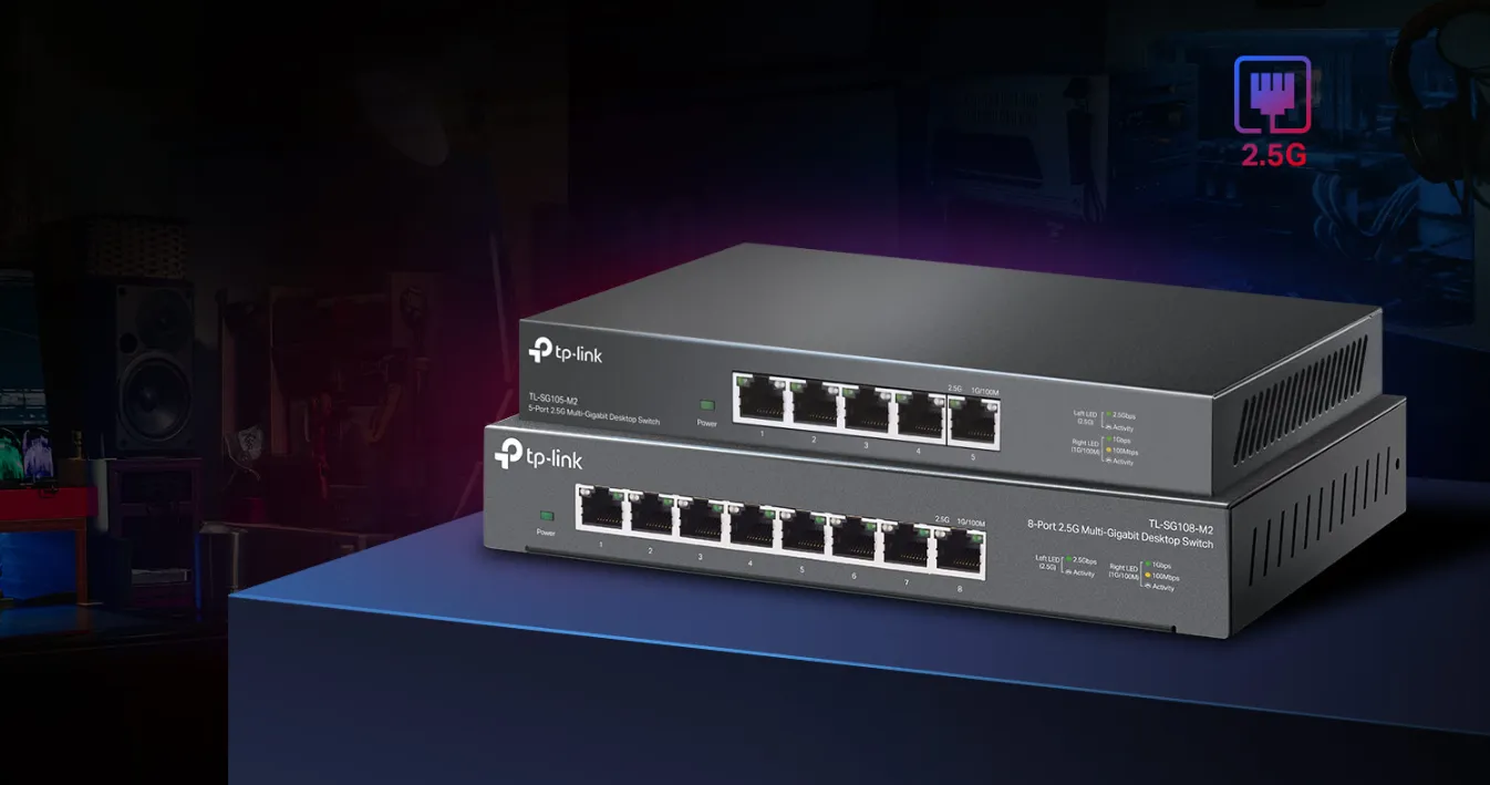 Switch TP Link TL SG108 M2 8 Ports Gigabit