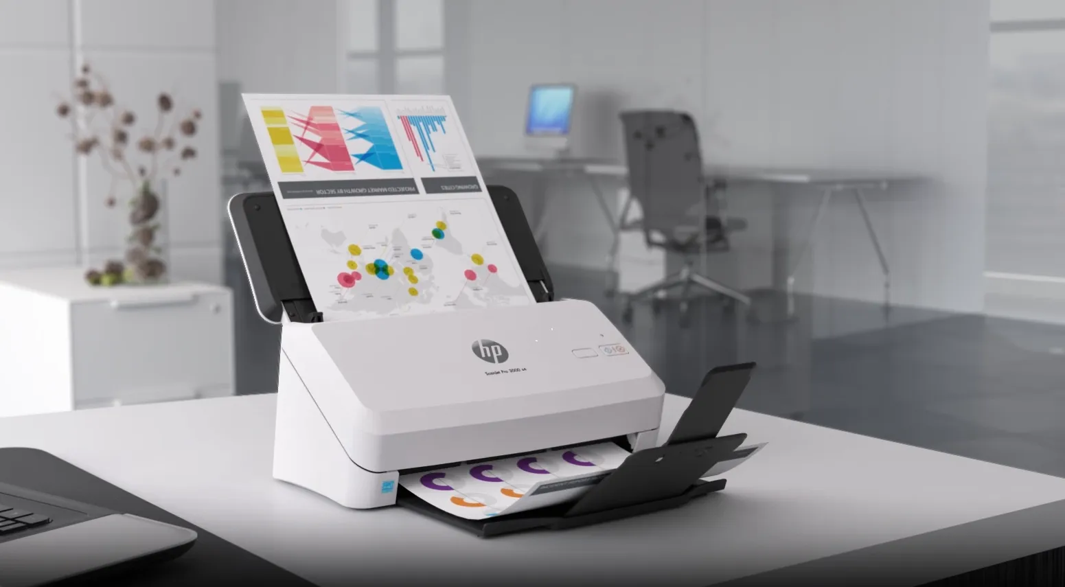 May Scan HP ScanJet Pro 3000 S4 6FW07A Scan 2 Mat A4 600 DPI USB