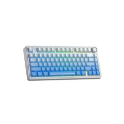 Bàn Phím Cơ Không Dây AULA F75 Trắng Xanh Dương Gradient Chính Hãng (2.4GHz, Bluetooth, Có Dây/ Outemu Silent Peach V3 switch) - Ảnh 2