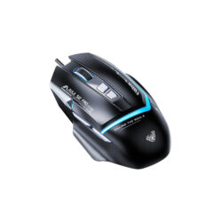 Chuột Gaming AULA S12 Pro Có Dây (Đen, Trắng/DPI tối đa 12800/ Dây 1.5m/ 121g/ 8 nút) - Ảnh 3