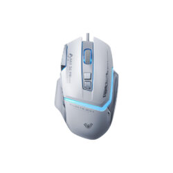 Chuột Gaming AULA S12 Pro Có Dây (Đen, Trắng/DPI tối đa 12800/ Dây 1.5m/ 121g/ 8 nút) - Ảnh 2