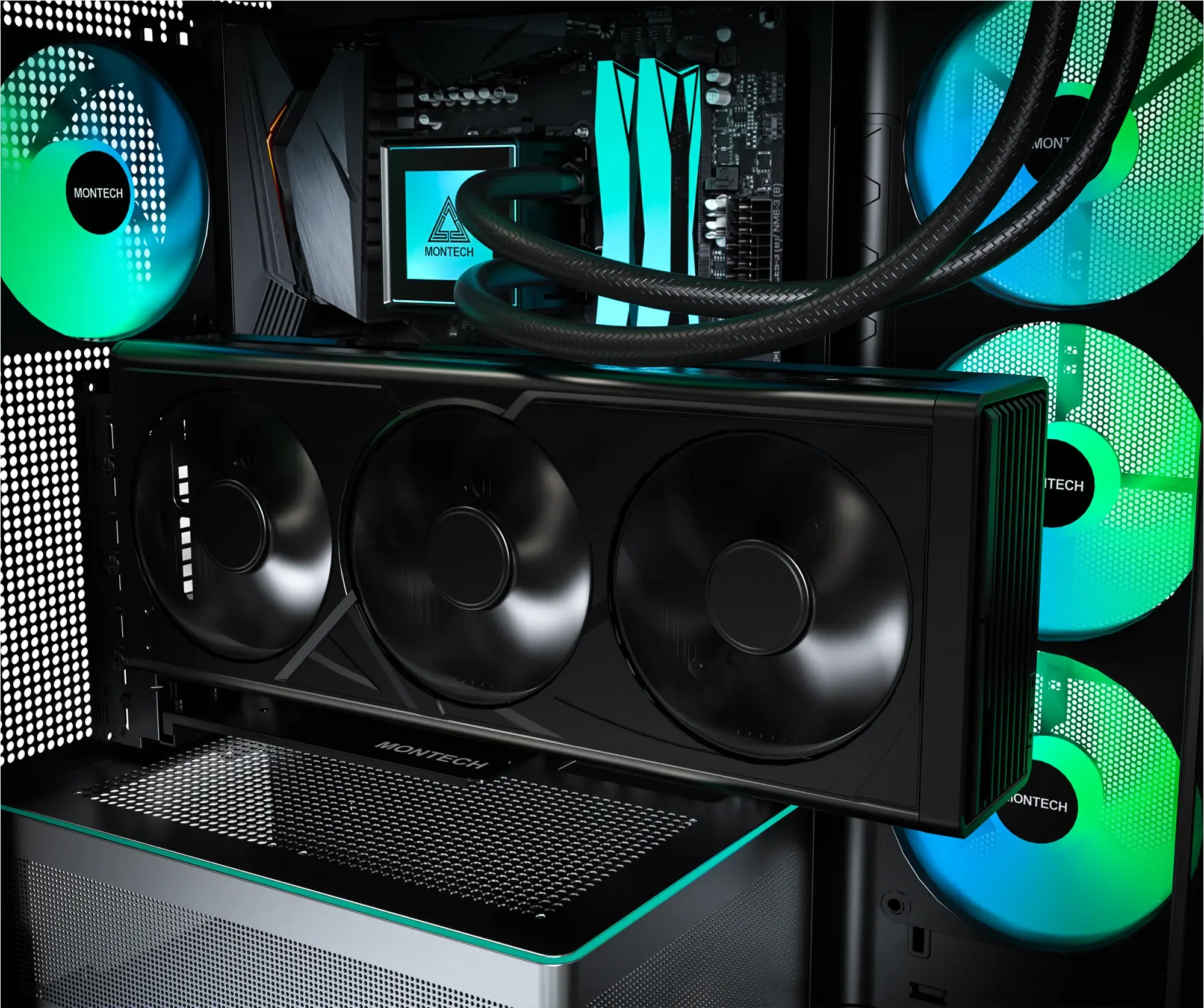 Gia Do VGA MONTECH VGM 2 Kem Riser PCIe 5.0