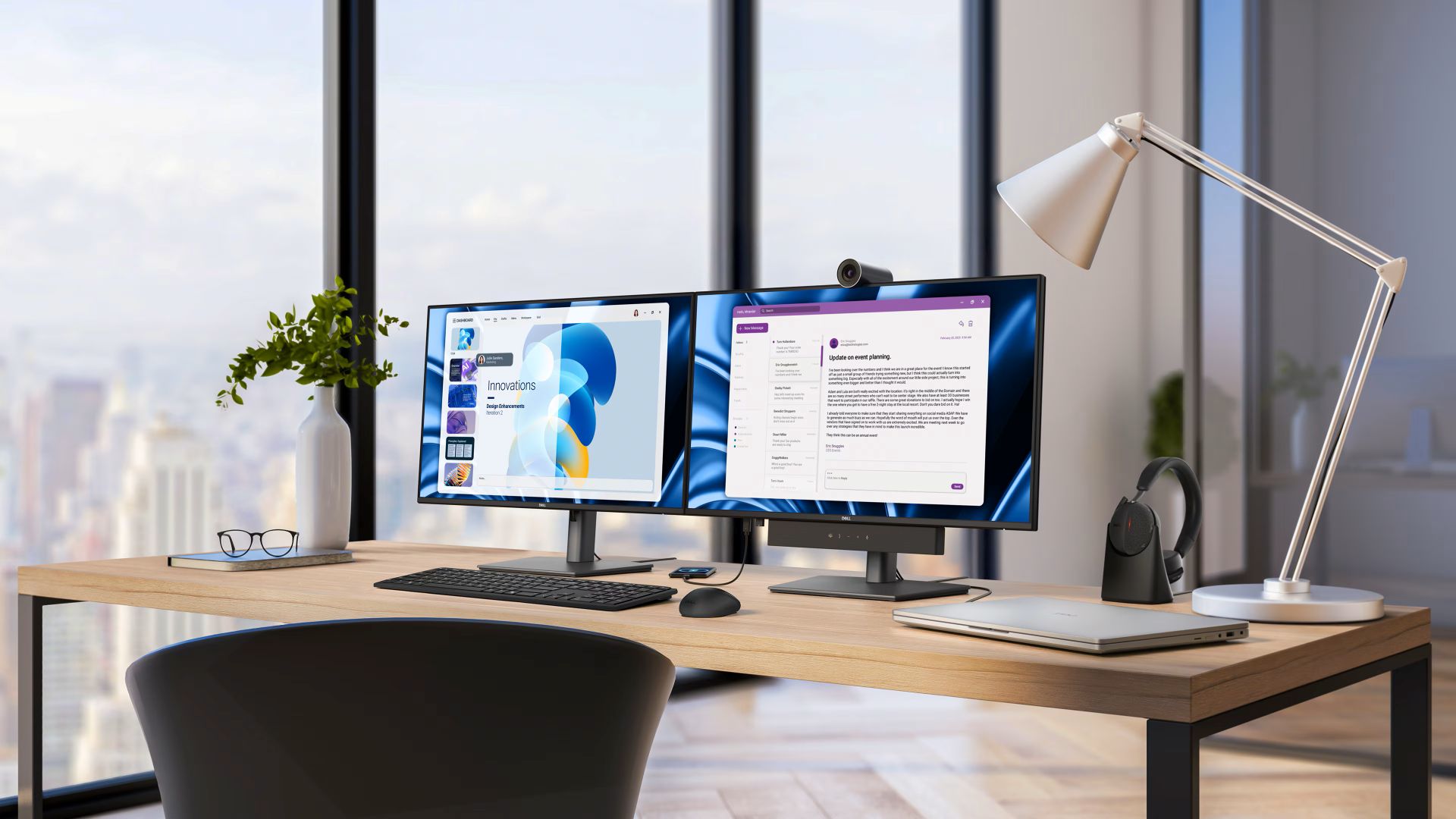 Man hinh dell pro P2726HE Dual Monitor