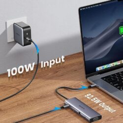 Hub Chuyển Đổi Ugreen USB Type-C 15601 (HDMI/ VGA/ 3x USB-A/LAN/Sạc PD 100W/SD/TF) - Ảnh 2