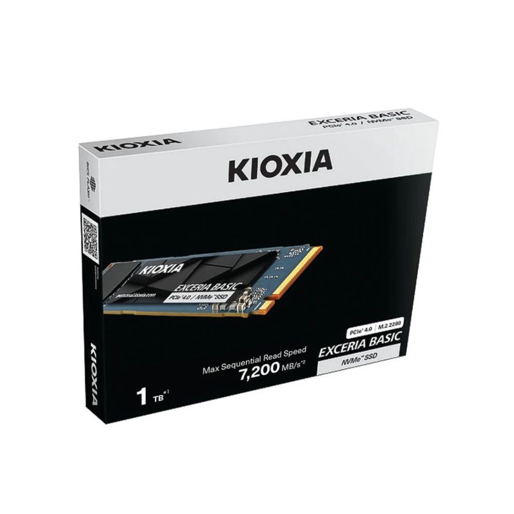 Ổ cứng SSD Kioxia BASIC 1TB NVMe Gen 4x4 7200 6600 MBs (2) Ổ cứng SSD Kioxia BASIC 1TB NVMe Gen 4x4 7200/ 6600 MB/s - Ảnh 1