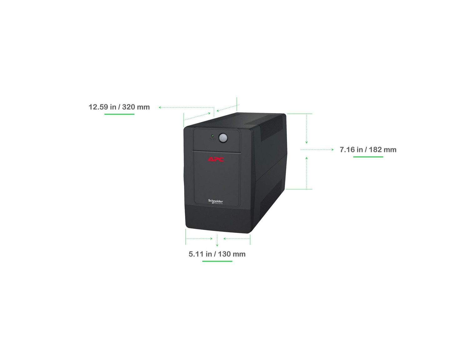 UPS Bo Luu Dien APC Easy BVG1200i MSN Chinh Hang 1200VA 650W Tower 4 o cam 1