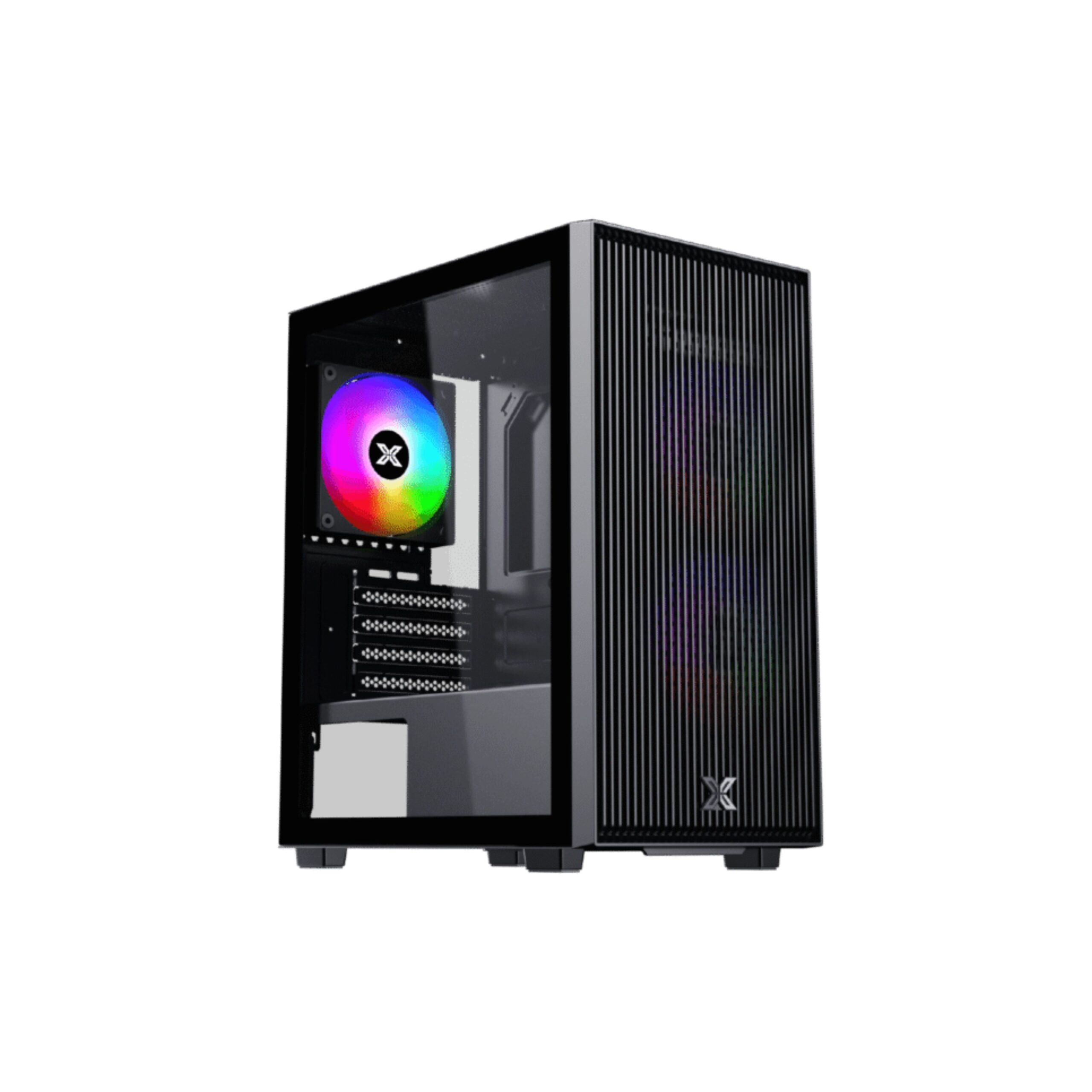 Vỏ Case Xigmatek Amun 3F EN90533 (3 Fan, Màu Đen, mATX) (1) Vỏ Case Xigmatek Amun 3F EN90533 (3 Fan, Màu Đen, mATX) - Ảnh 1